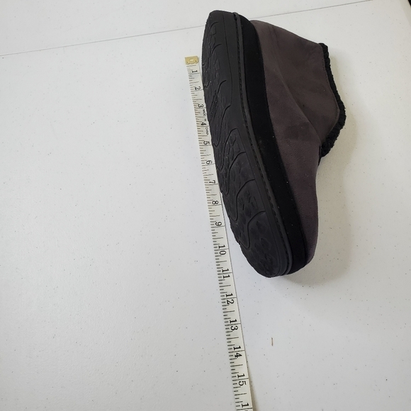 Dearfoams Microsuede Boot Slipper with Mudguard Size Large 11-12 - Picture 10 of 11